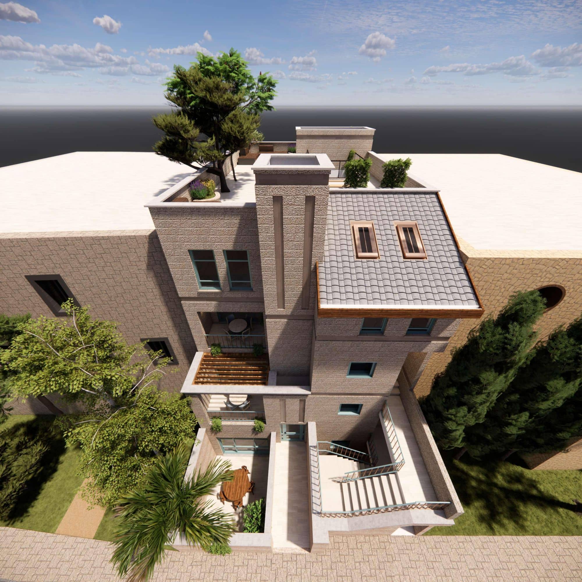 Luxury Apartment Front View 4