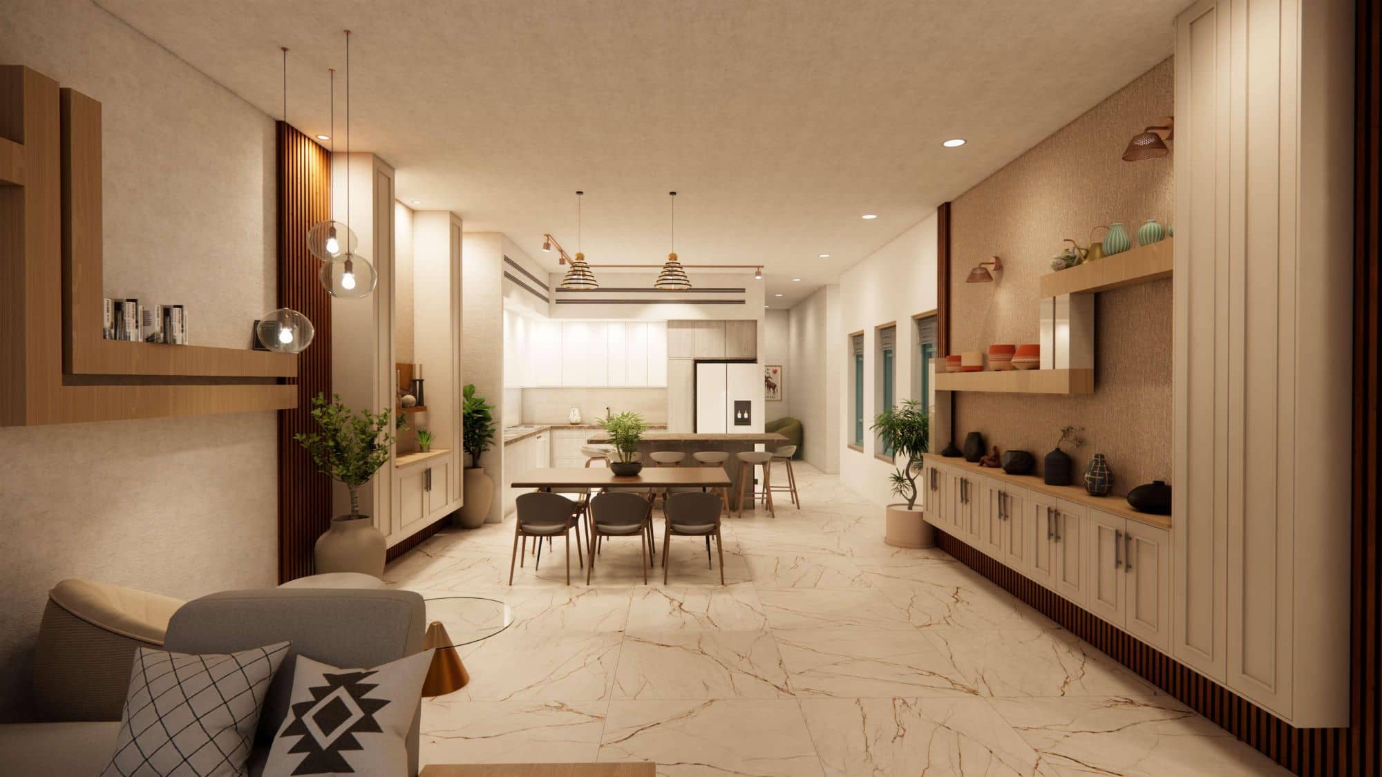 Luxury Apartment Dining Room 1