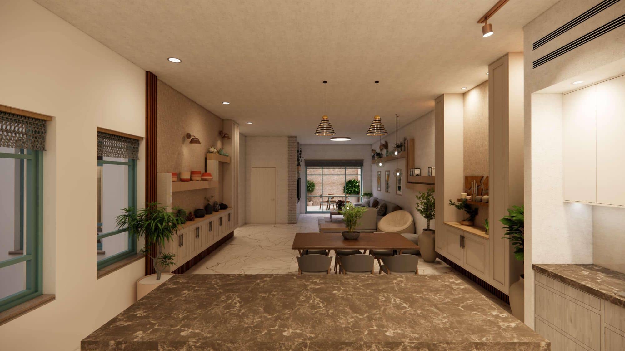 Luxury Apartment Dining Room 2